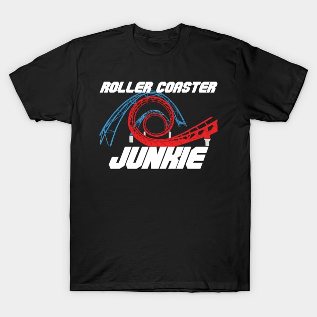 Roller Coaster Junkie T-Shirt by Swagazon